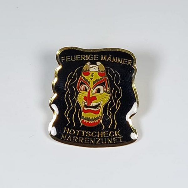 Feuerige Männer Sammler-Pin der Hottscheck Narrenzunft