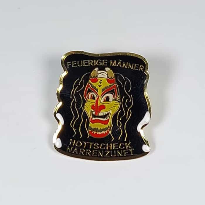Feuerige Männer Sammler-Pin der Hottscheck Narrenzunft