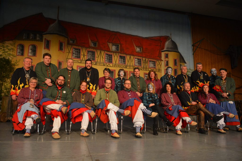 Zunftrat der Hottscheck Narrenzunft Grötzingen im Jahr 2020